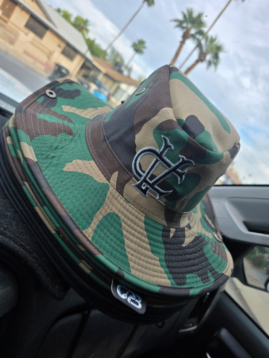 Boonie Embroidered Hat - Camo