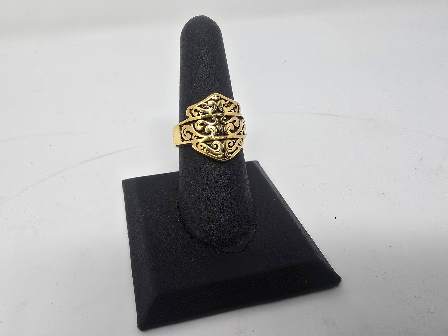 Bar-Shield GOLD Stainless Steel Ring