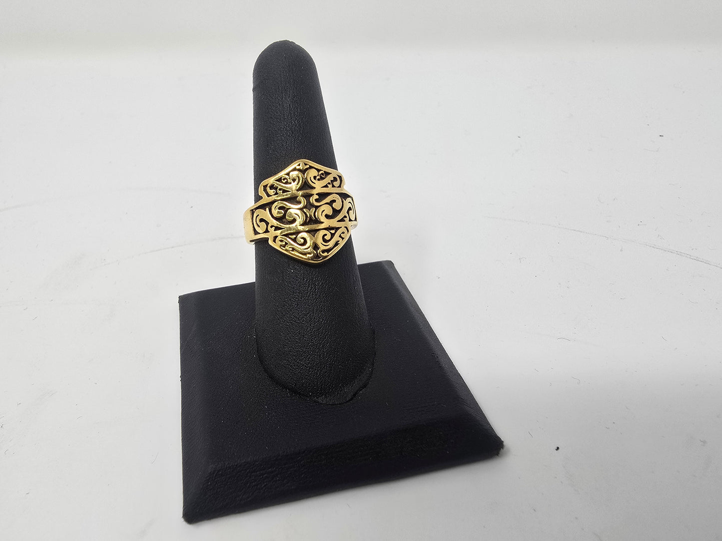 Bar-Shield GOLD Stainless Steel Ring