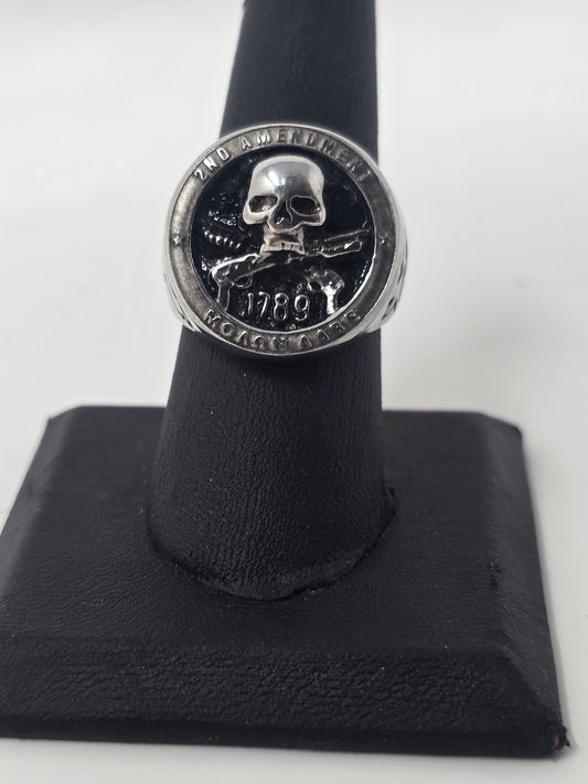 2nd Amendment Support - Stainless Ring