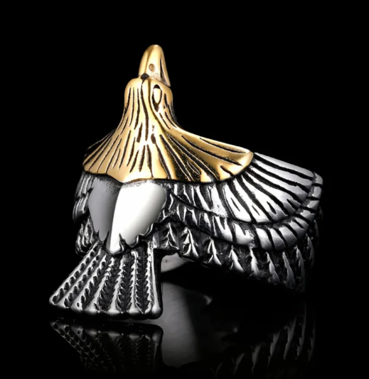 Eagle Freedom Stainless Steel Ring