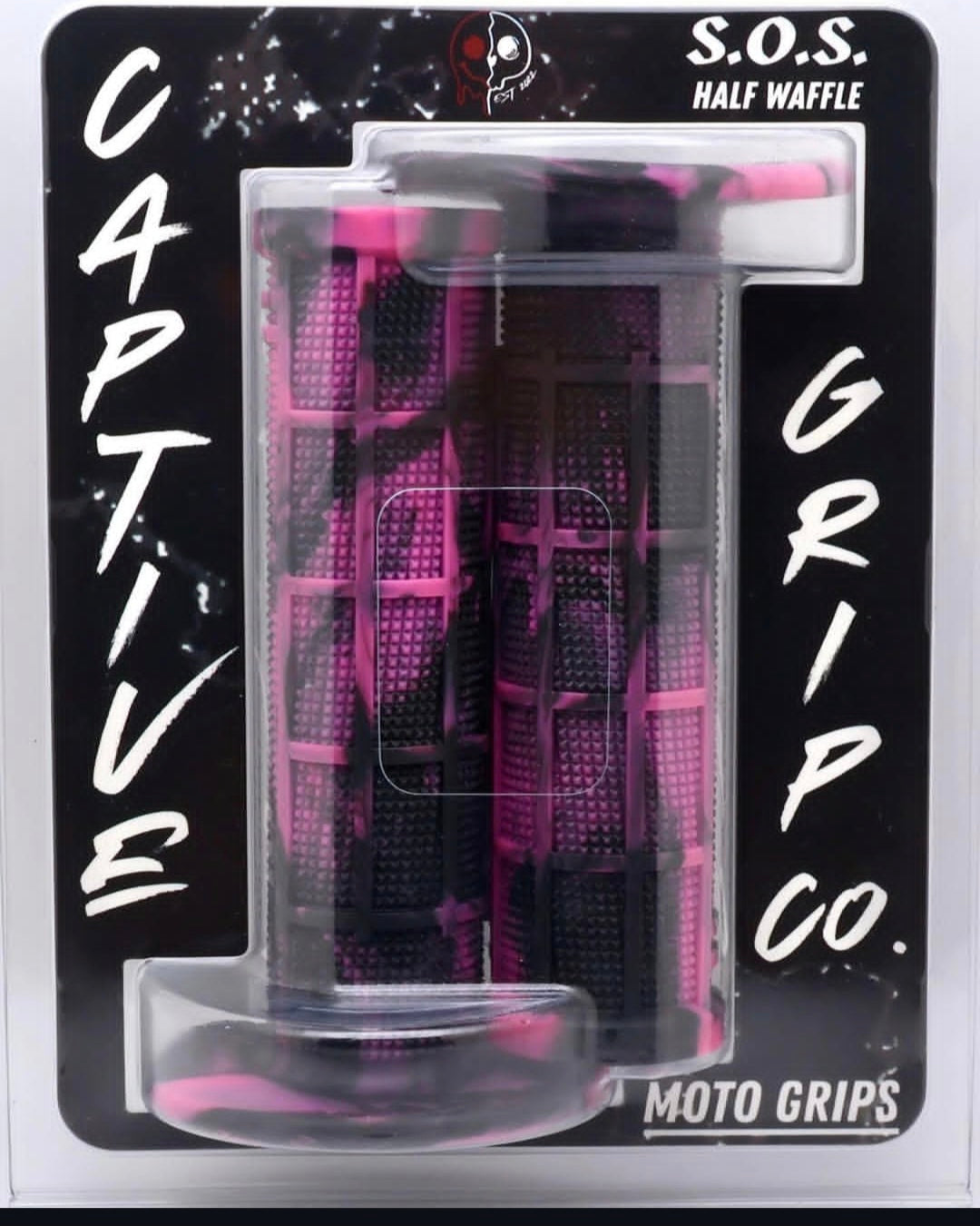 Pink/Black Captive Grip Co S.O.S Half Waffle