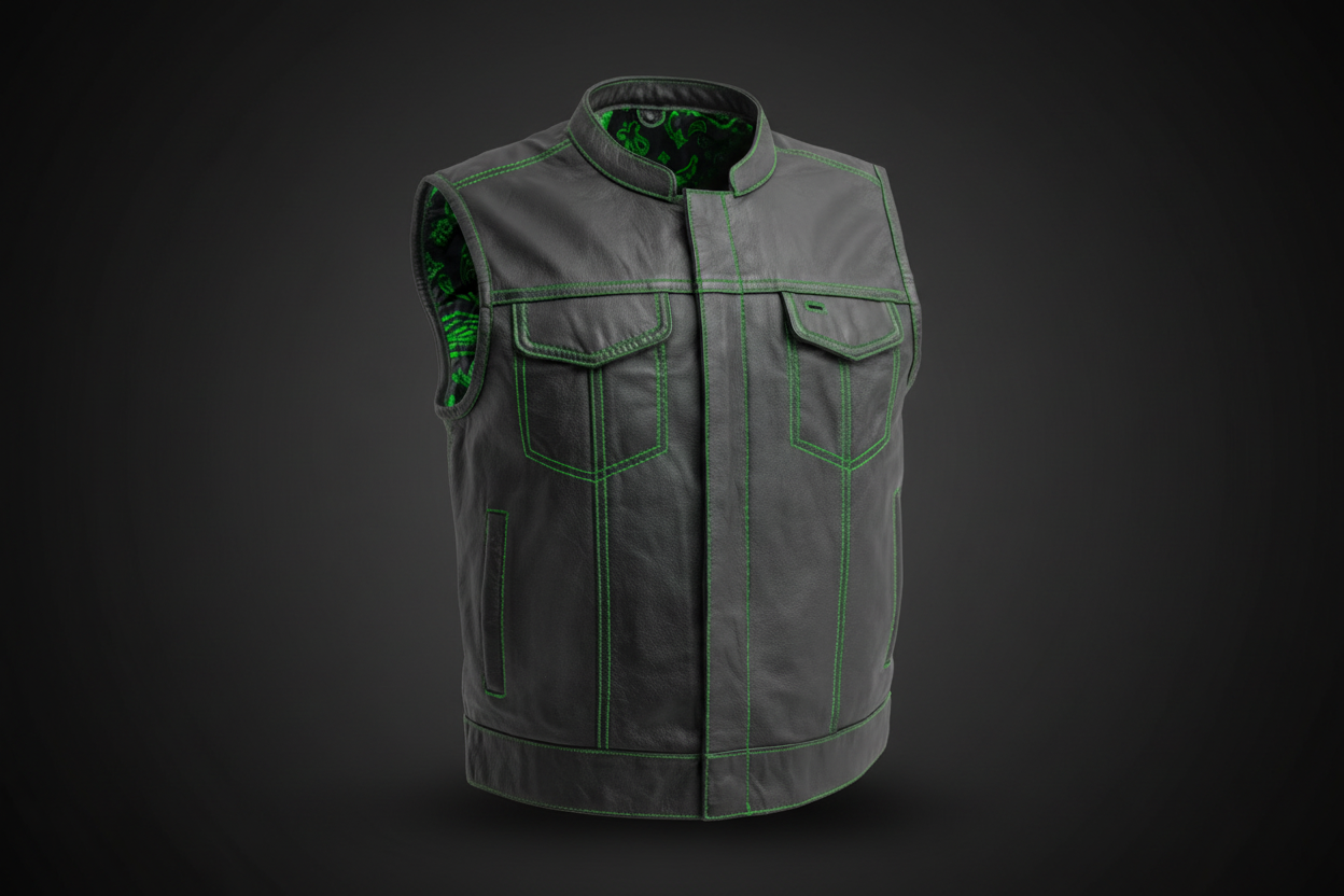 Club Cut - Green Stitch