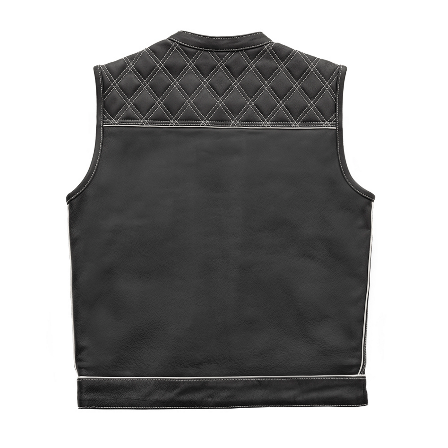 Finish Line Checker liner Vest -Black & White