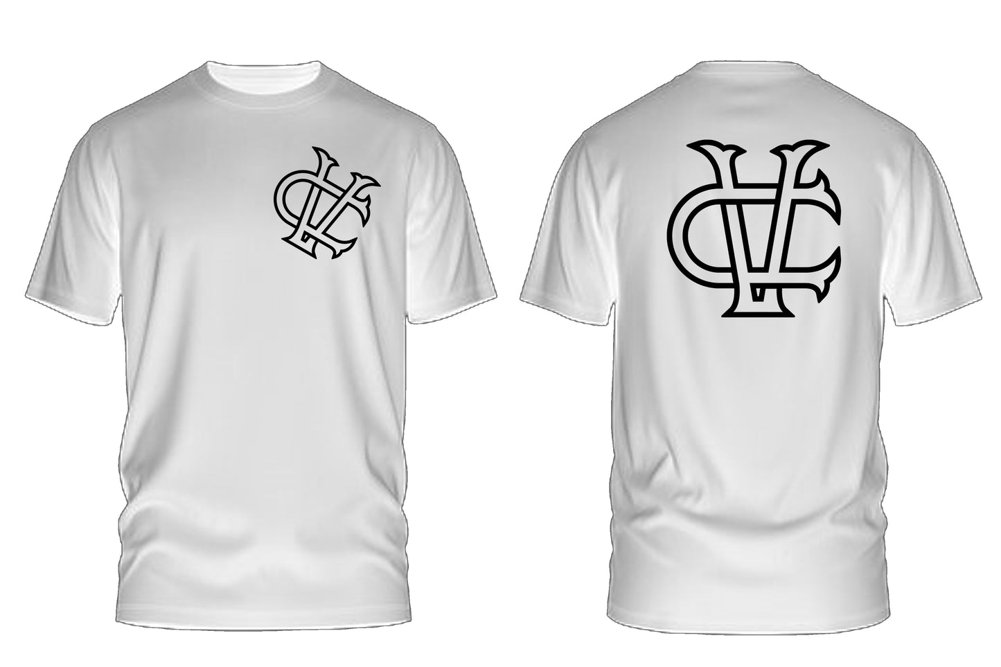 Monogram Tee White