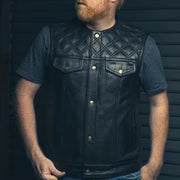 Shell Shock Leather Vest (Short Torso)