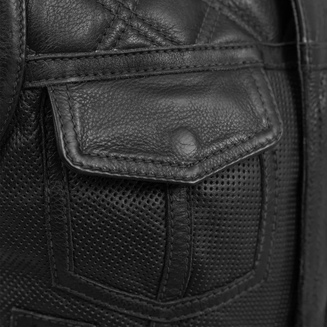 Perforated Leather Bonnie Vest