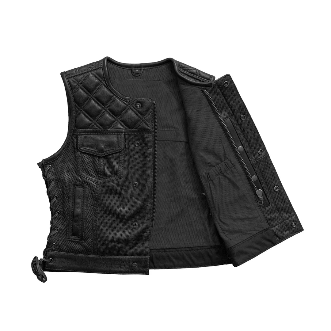 Perforated Leather Bonnie Vest