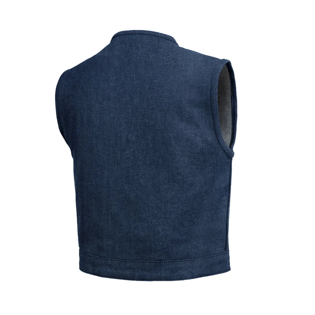 Lowside Blue Denim Vest