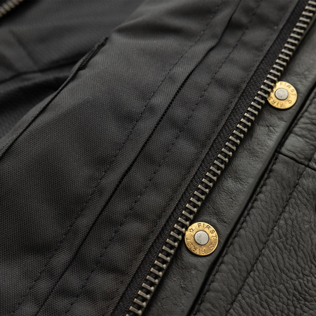Shell Shock Leather Vest (Short Torso)
