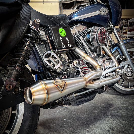 SP C Lanesplitter exhaust 2 into 1 for Dyna.