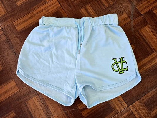 Ladies Casual Shorts - Baby Blue
