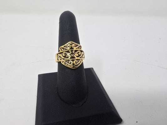 Bar-Shield GOLD Stainless Steel Ring