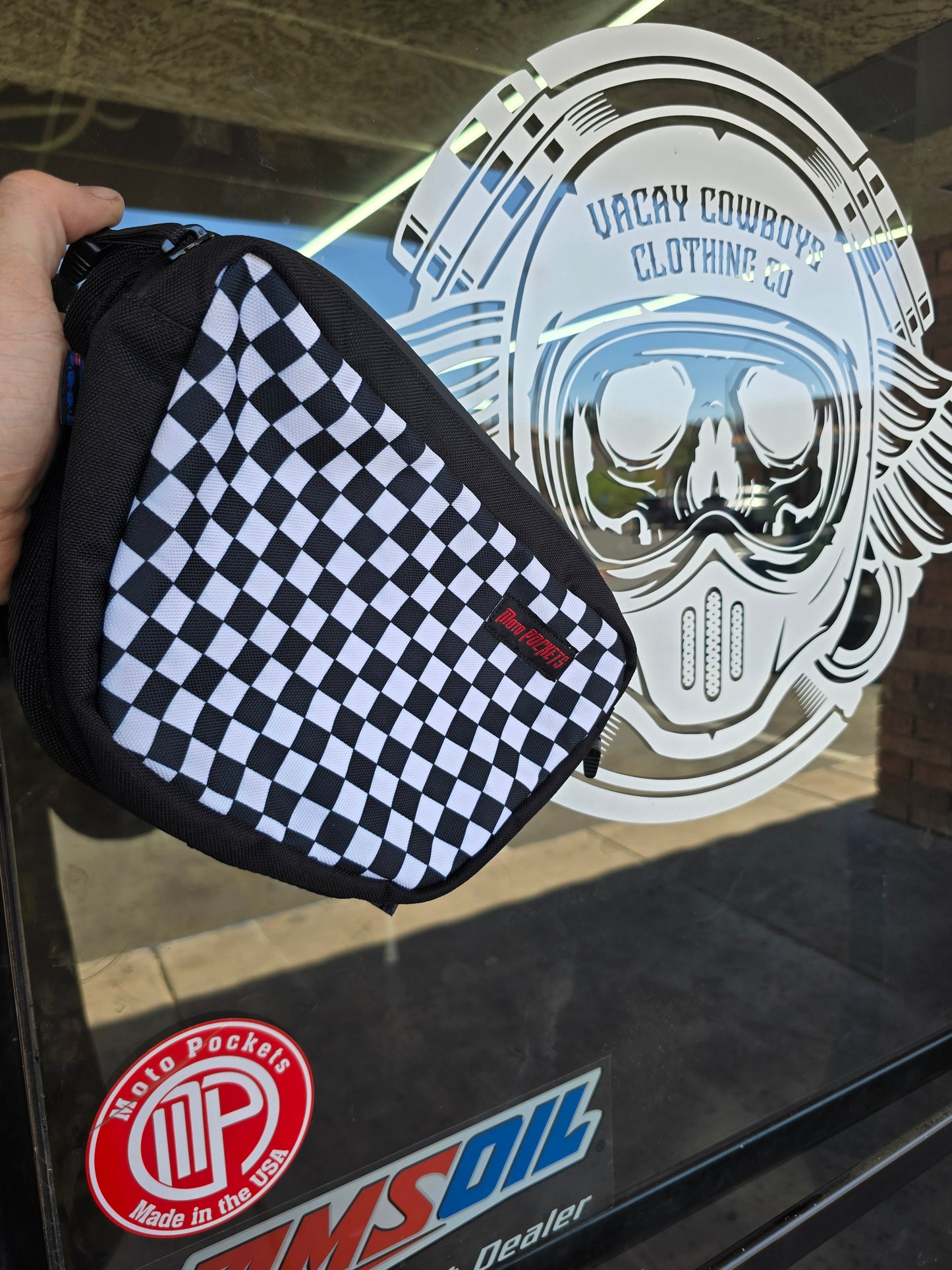 Checkered OG T-Bar Bag