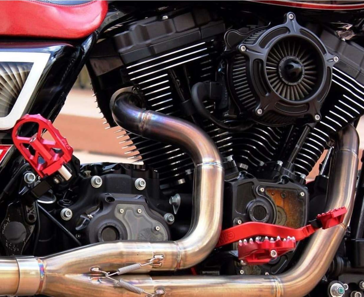 V2 MX STYLE FOR HARLEY DYNA / FXR / SPORTSTER