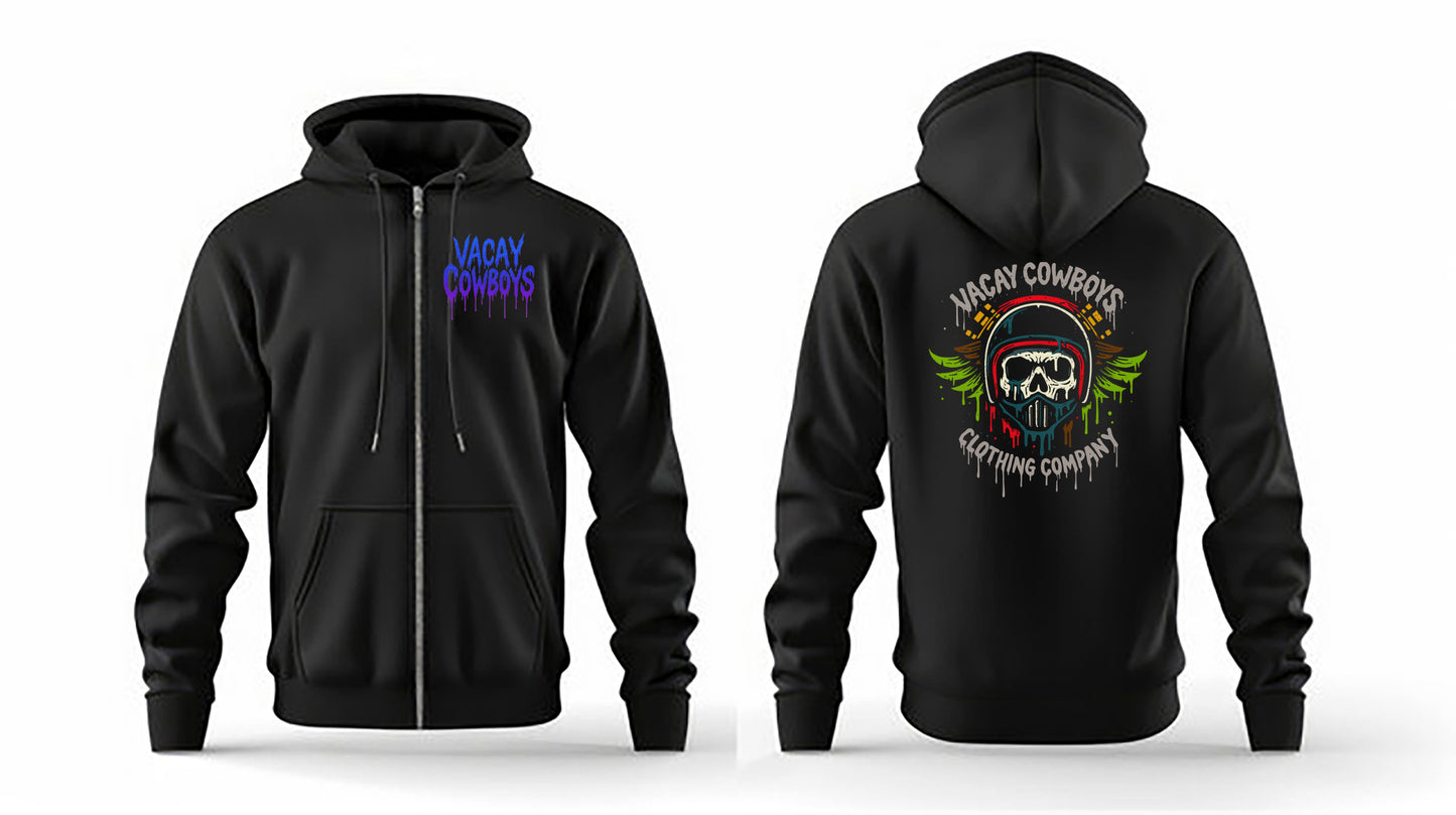 G - OLLIE -  Black Zip up Hoodie