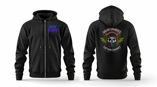 G - OLLIE -  Black Zip up Hoodie