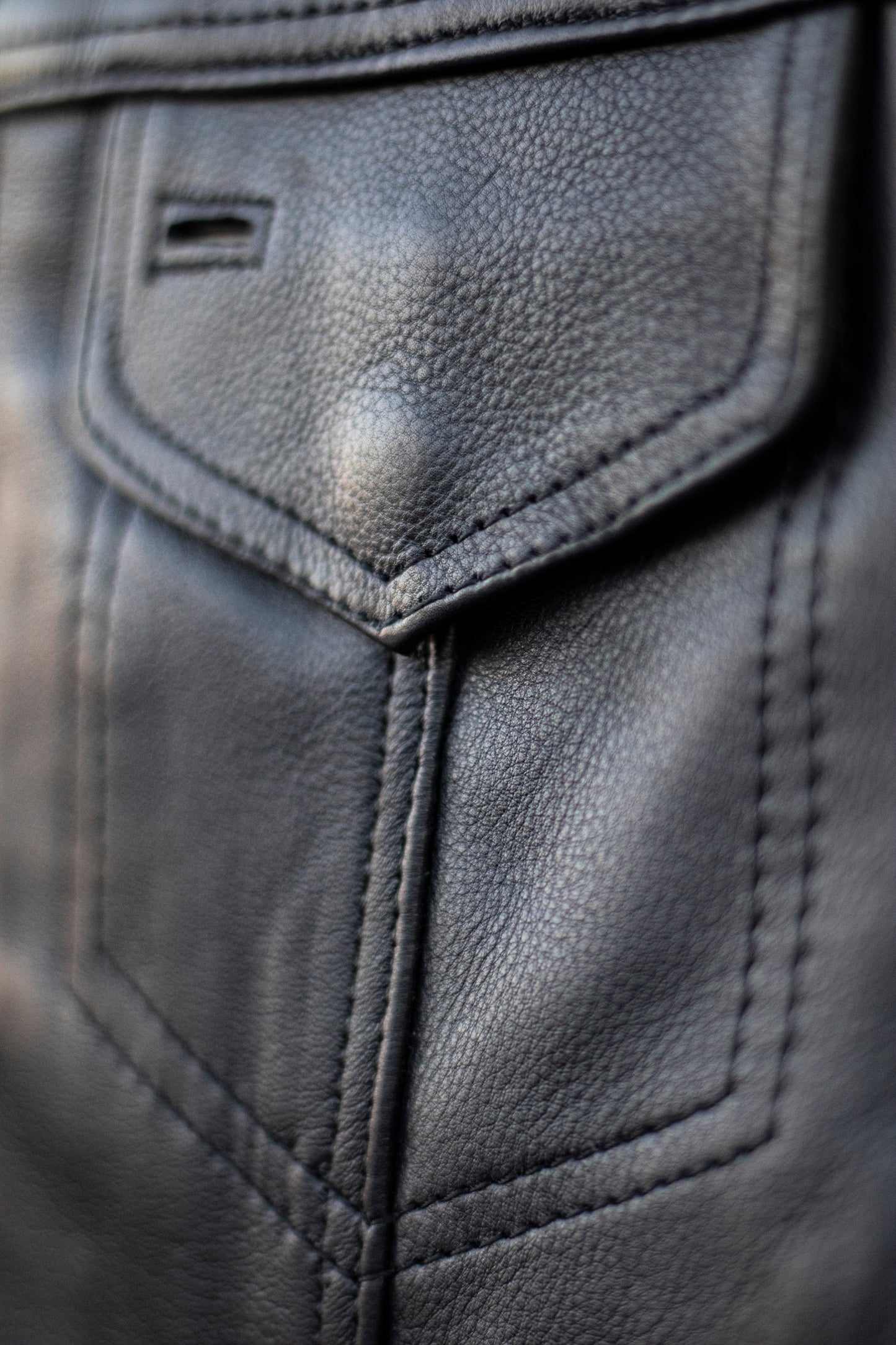 Lowcut - Mens Short Leather Club Vest