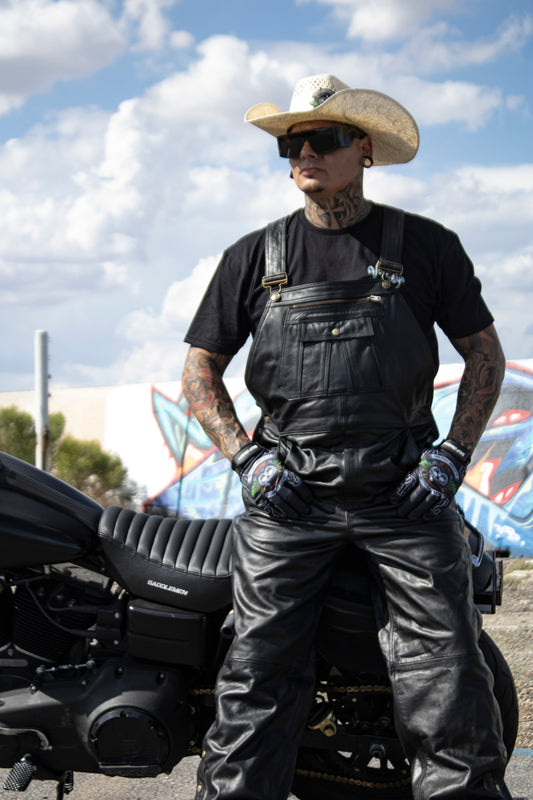 Leather Overalls 