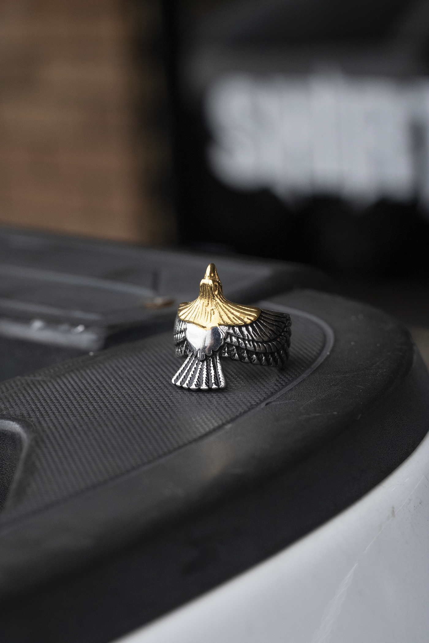 Eagle Freedom Stainless Steel Ring