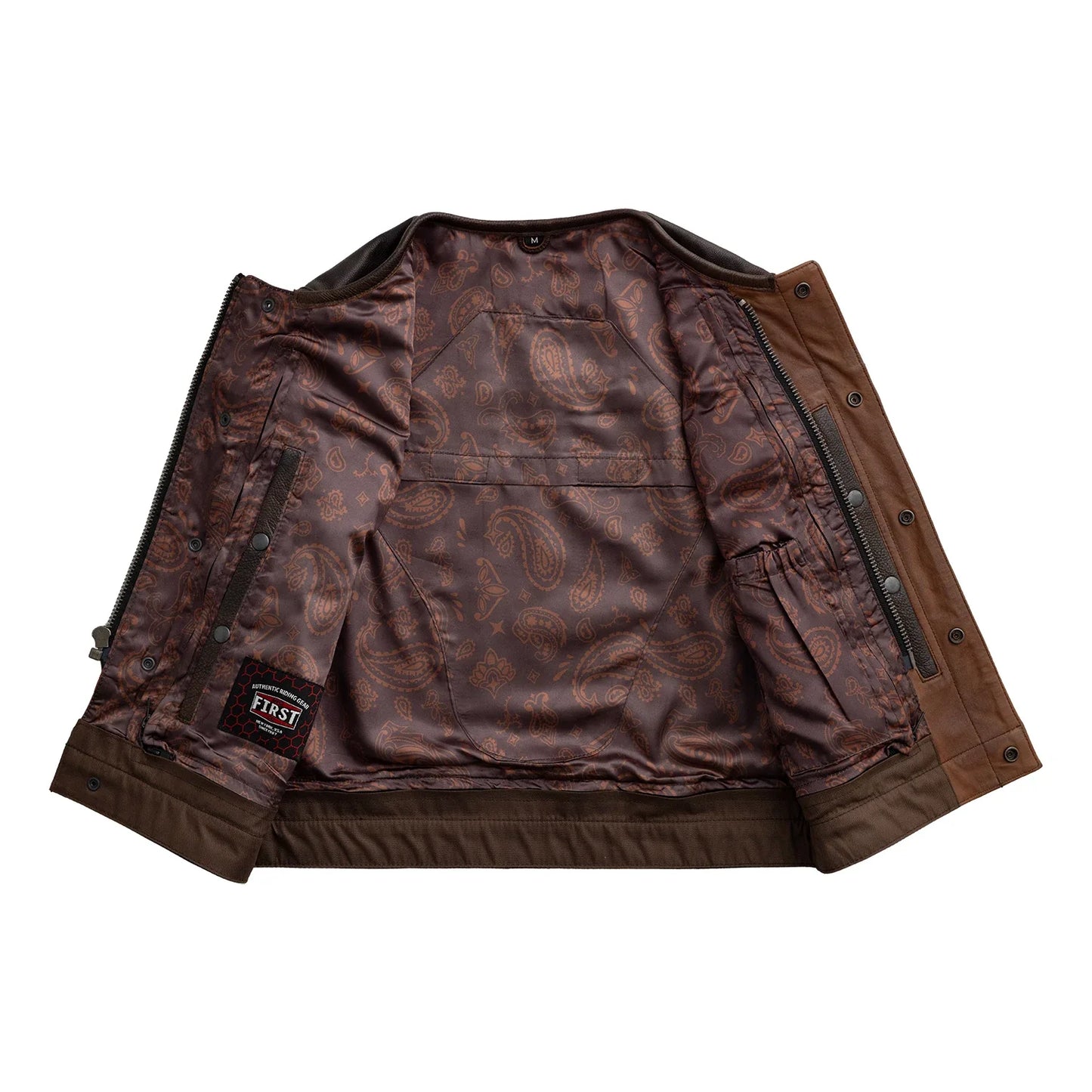 Lowside Rider Men's Motorcycle Leather Vest