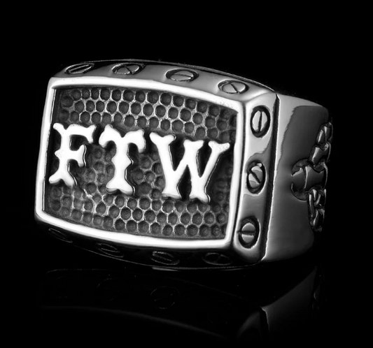 FTW - Stainless Steel Ring
