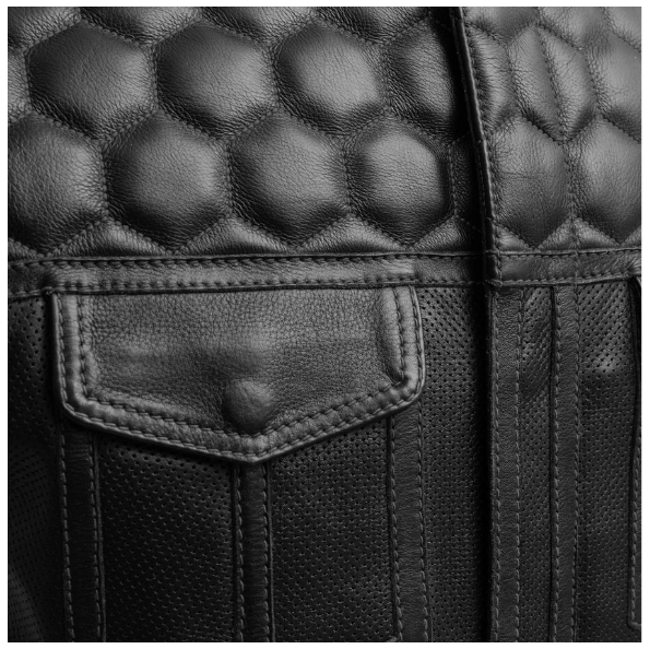 The Deacon - Perforated Leather - Black