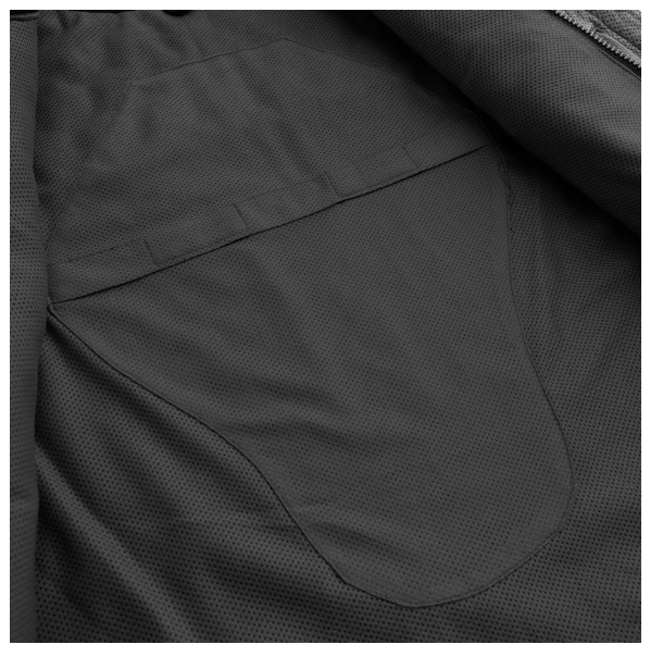 The Deacon - Perforated Leather - Black