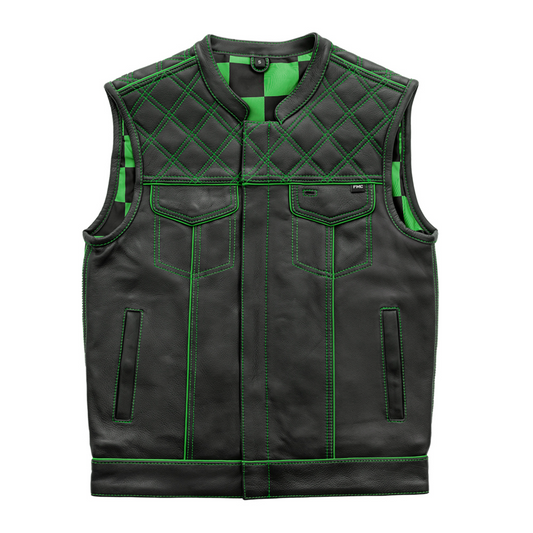 Finish Line Checker liner Vest - Green