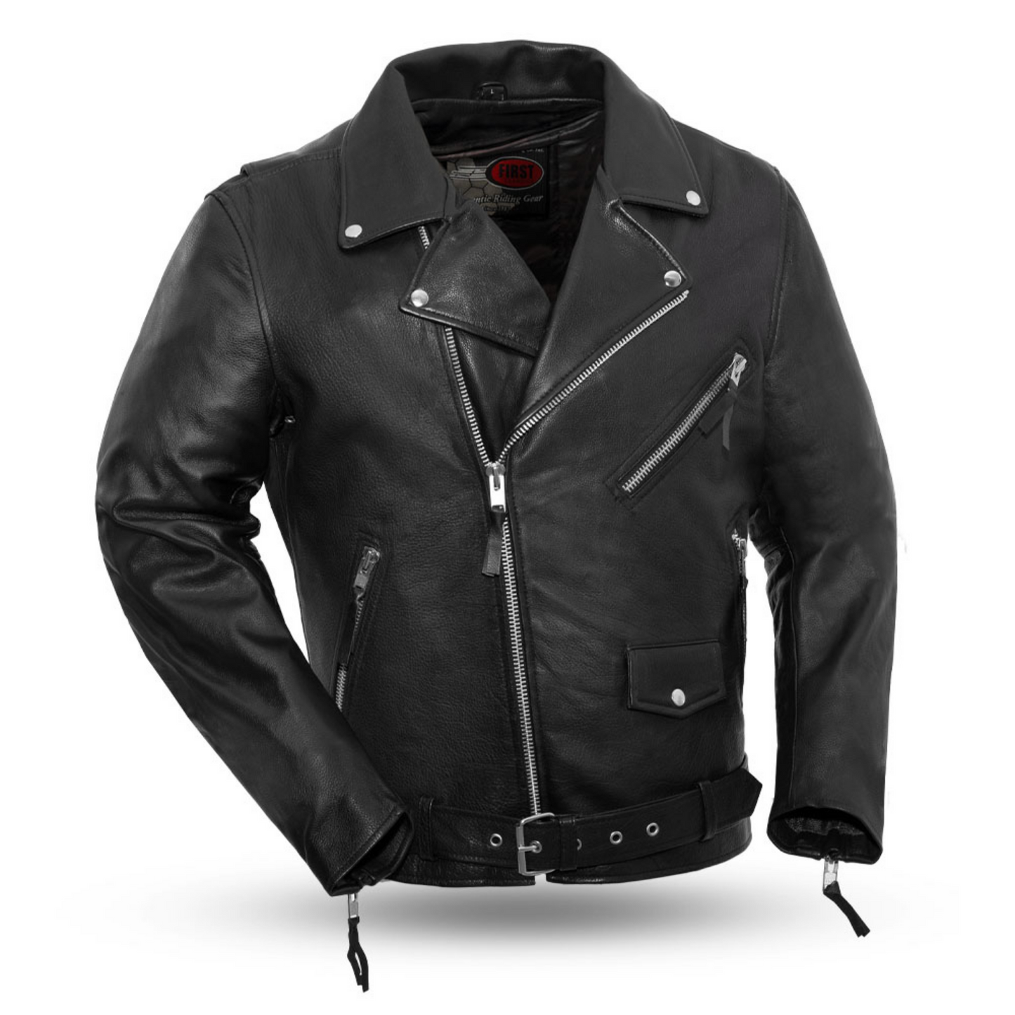 Fillmore - Leather Mens Jacket - Black