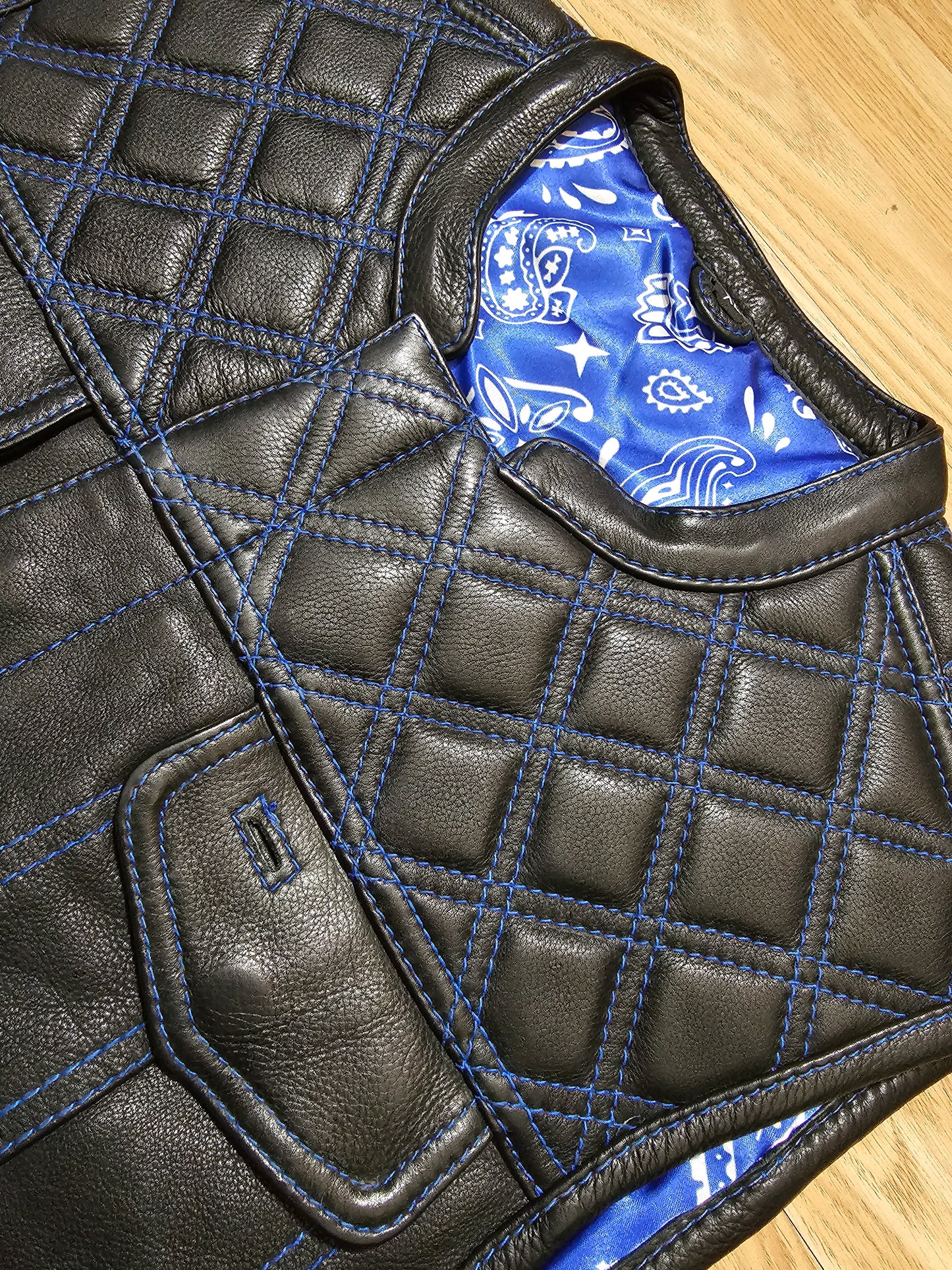 The "SAVAGE" - Blue Stitch