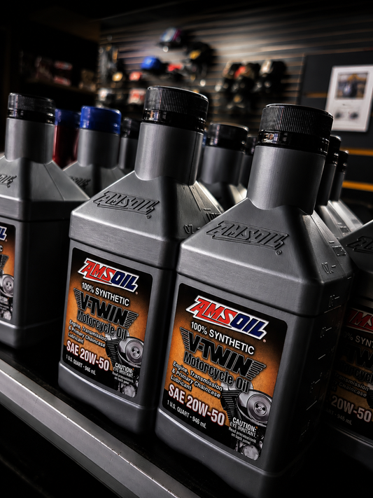 AMSOIL 20W-50 100% Synthetic V-Twin Motorcycle Oil
