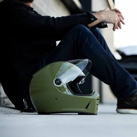 Biltwell Lane Splitter - Gloss Olive Green