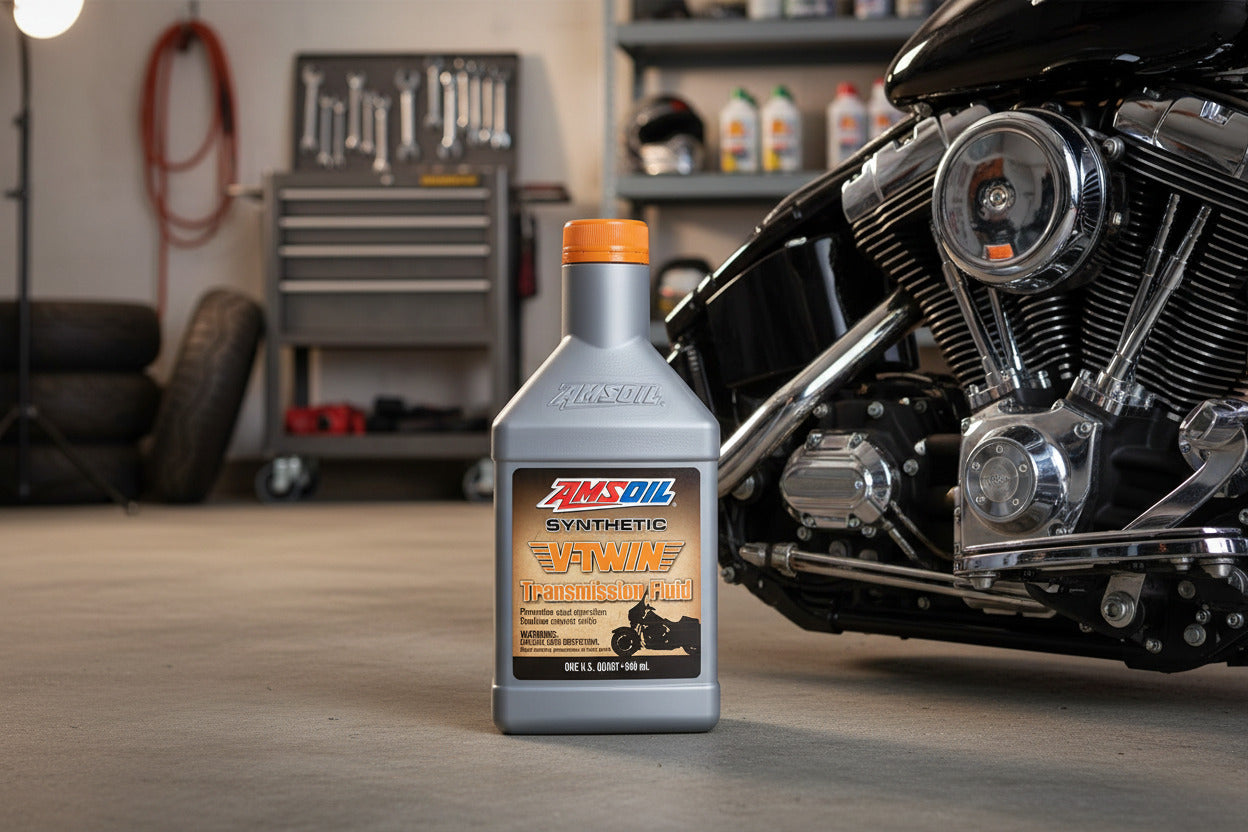 AMSOIL 100% Synthetic V-Twin Transmission Fluid