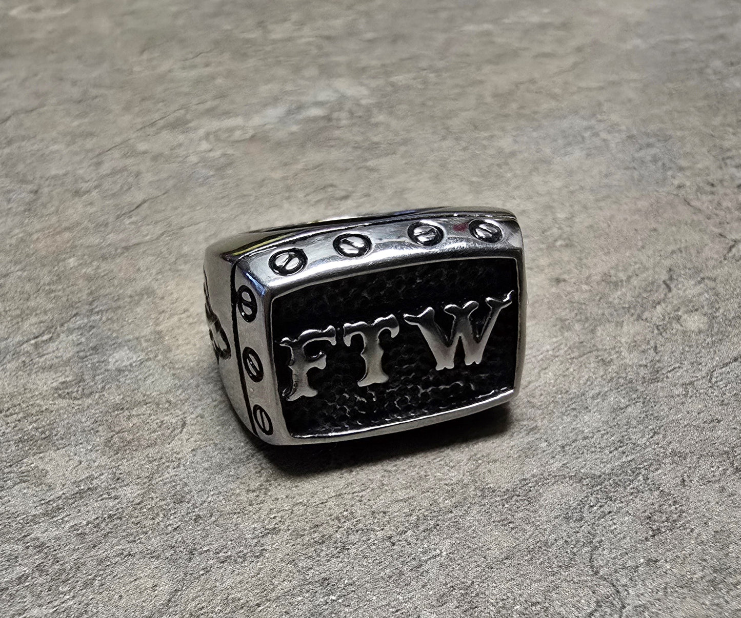 FTW - Stainless Steel Ring