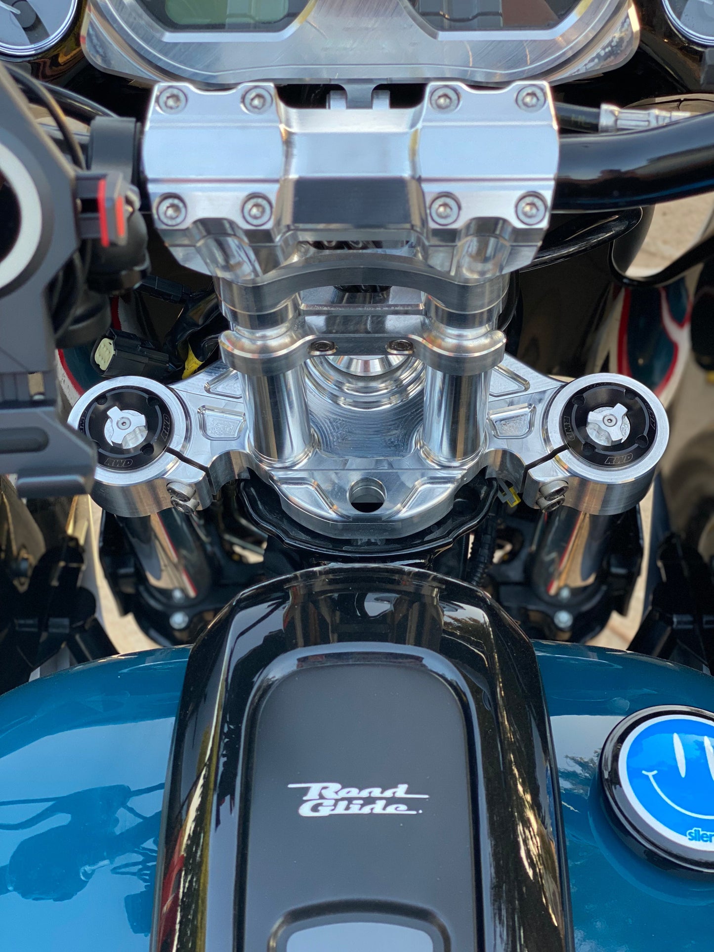 RWD RS-1F Touring +2" Fork Cartridge Kit W/ Extended Tubes 2014 - 2025 Harley Davidson Touring