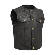 Shell Shock Leather Vest (Short Torso)